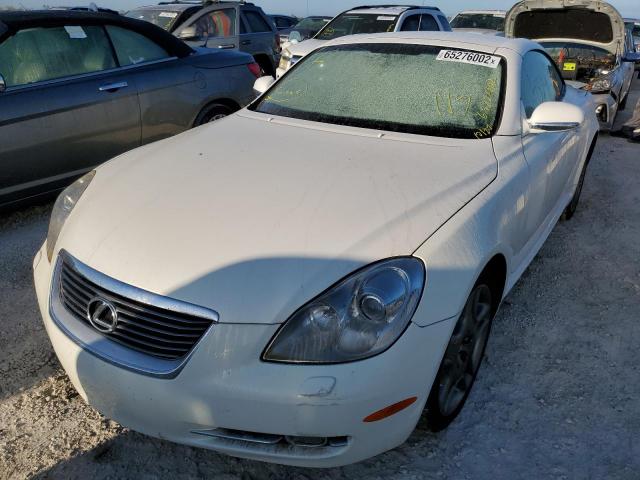 JTHFN48YX69002189 - 2006 LEXUS SC 430 WHITE photo 2