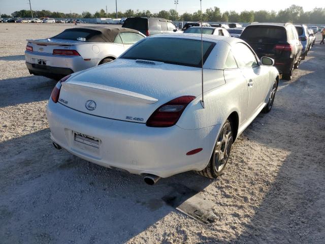 JTHFN48YX69002189 - 2006 LEXUS SC 430 WHITE photo 4