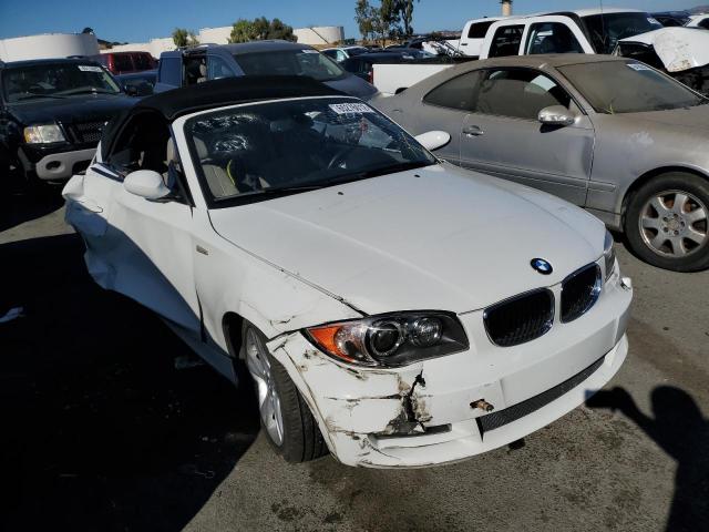 WBAUL73528VE88973 - 2008 BMW 128 I WHITE photo 1