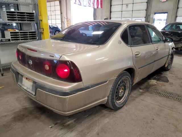 2G1WF52E849155673 - 2004 CHEVROLET IMPALA TAN photo 4