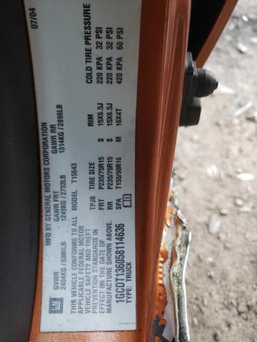 1GCDT136058114636 - 2005 CHEVROLET  COLORADO ORANGE photo 10