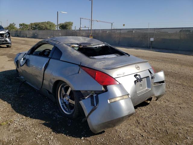 JN1AZ34D44T151245 - 2004 NISSAN 350Z COUPE SILVER photo 3