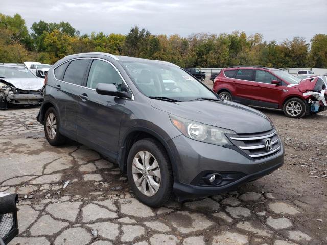 2HKRM3H7XEH535152 - 2014 HONDA CR-V EXL GRAY photo 1