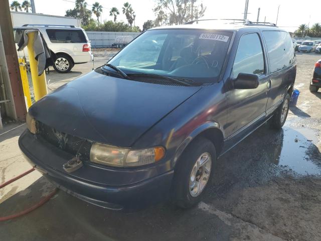 4N2DN1110VD826022 - 1997 NISSAN QUEST XE BLUE photo 2