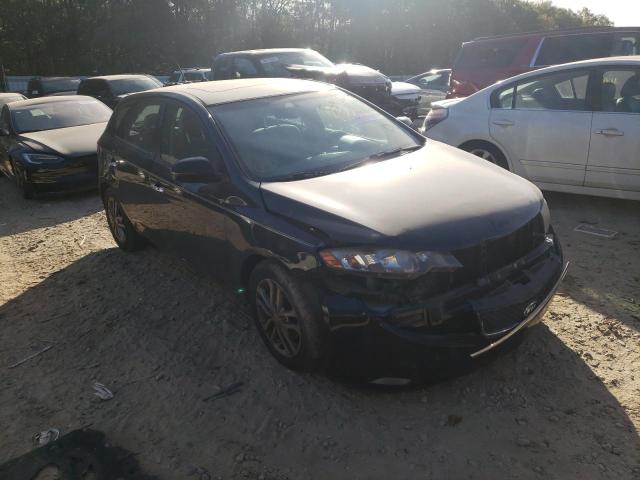 KNAFU5A28C5593641 - 2012 KIA FORTE EX BLACK photo 1