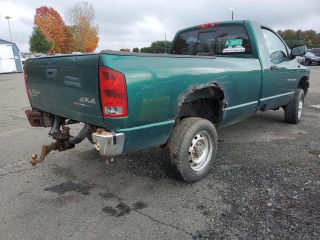 3D7KU26D63G731511 - 2003 DODGE RAM 2500 S GREEN photo 4