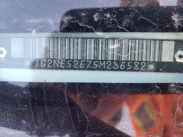 1G2NE52E75M236582 - 2005 PONTIAC GRAND AM S WHITE photo 10