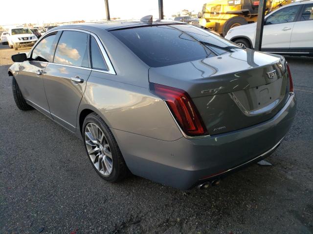 1G6KD5RS0JU111062 - 2018 CADILLAC CT6 LUXURY GRAY photo 3