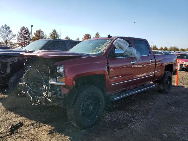 1GC1KTEY1KF143554 - 2019 CHEVROLET SILVERADO BURGUNDY photo 2