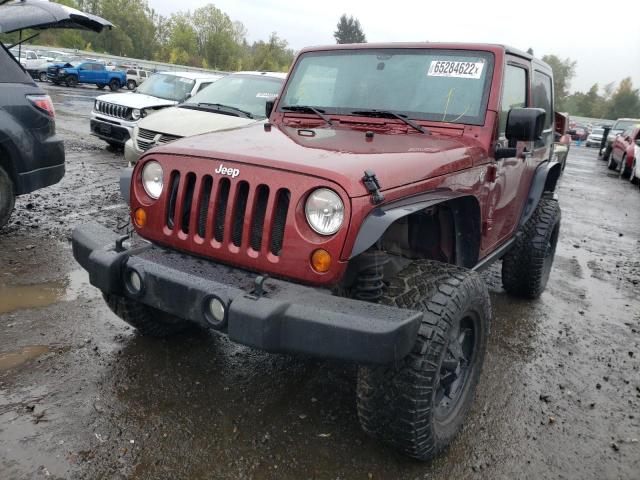 1J4FA54158L506015 - 2008 JEEP WRANGLER S მუქწითელი ფოტო 2