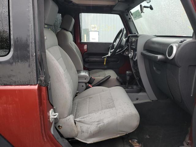 1J4FA54158L506015 - 2008 JEEP WRANGLER S მუქწითელი ფოტო 5