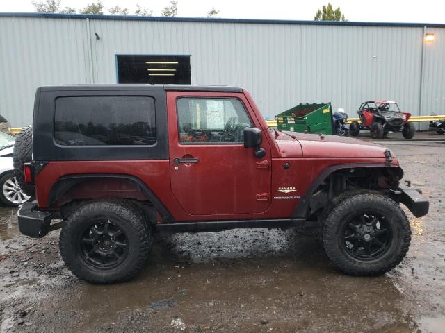 1J4FA54158L506015 - 2008 JEEP WRANGLER S მუქწითელი ფოტო 9