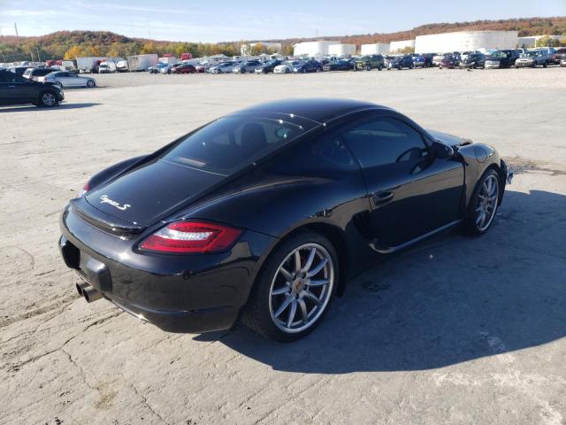 WP0AB29878U781736 - 2008 PORSCHE CAYMAN S BLACK photo 4