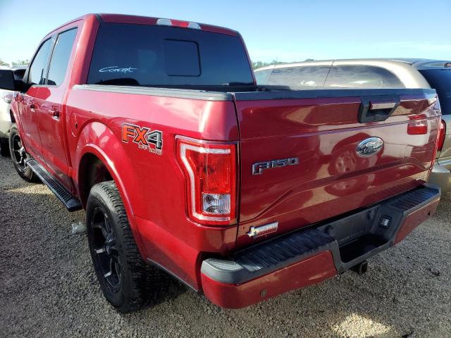 1FTEW1EF8GKD51549 - 2016 FORD F150 SUPER RED photo 3