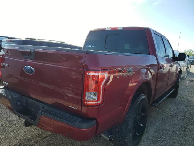 1FTEW1EF8GKD51549 - 2016 FORD F150 SUPER RED photo 4