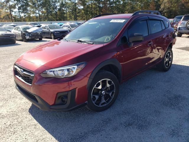 JF2GTAAC2J9309763 - 2018 SUBARU CROSSTREK MAROON photo 2