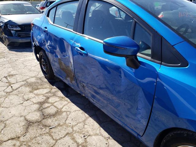 3N1CN8EV2ML923948 - 2021 NISSAN VERSA SV BLUE photo 9