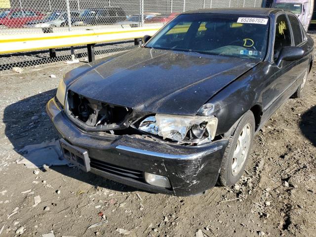 JH4KA96591C001269 - 2001 ACURA 3.5RL BLACK photo 9