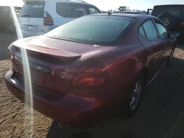 2G2WP582261199823 - 2006 PONTIAC GRAND PRIX ბურგუნდია ფოტო 4