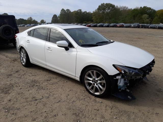 JM1GL1V57H1132565 - 2017 MAZDA 6 TOURING WHITE photo 1