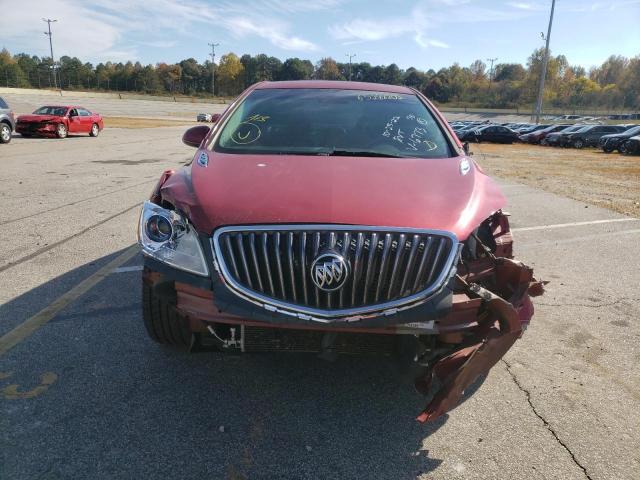 1G4PS5SK9C4166773 - 2012 BUICK VERANO RED photo 9