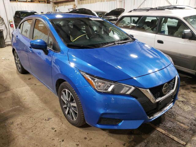 3N1CN8EV8ML876134 - 2021 NISSAN VERSA SV BLUE photo 1