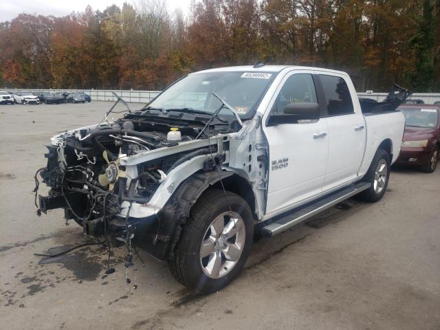 3C6RR7LT9HG565566 - 2017 RAM 1500 SLT WHITE photo 2