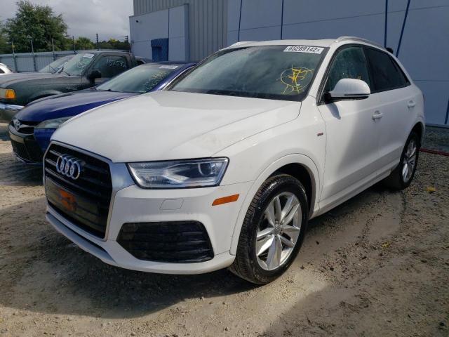 WA1BCCFS8JR022801 - 2018 AUDI Q3 PREMIUM WHITE photo 2