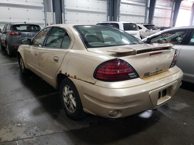 1G2NF52E64M548128 - 2004 PONTIAC GRAND AM S TAN photo 3