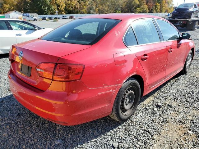 3VW2K7AJ3BM089370 - 2011 VOLKSWAGEN JETTA BASE 红色 照片 4