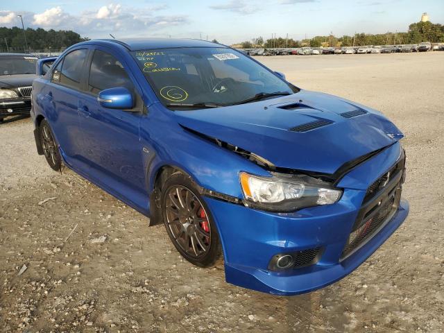 JA32W7FV2FU028045 - 2015 MITSUBISHI LANCER EVO BLUE photo 1