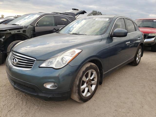 JNKAJ09F78M357011 - 2008 INFINITI EX35 BASE GREEN photo 2