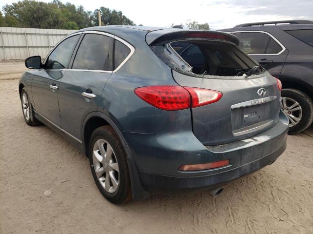 JNKAJ09F78M357011 - 2008 INFINITI EX35 BASE GREEN photo 3