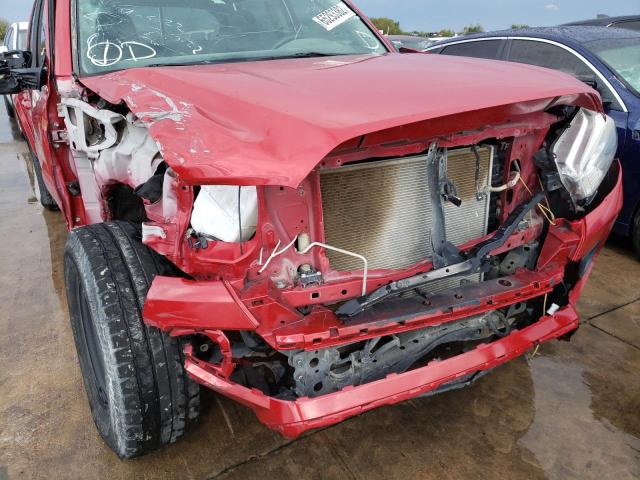 3TMAZ5CN5JM073538 - 2018 TOYOTA TACOMA DOU 红色 照片 9