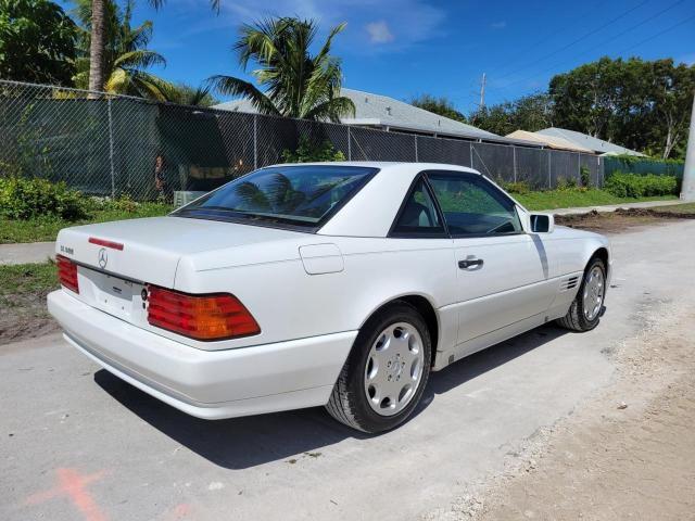 WDBFA67E1SF113336 - 1995 MERCEDES-BENZ SL 500 WHITE photo 4