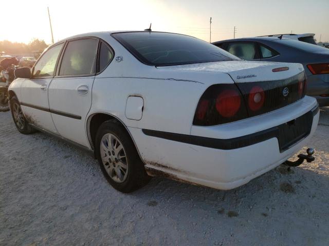 2G1WF52EX59201196 - 2005 CHEVROLET IMPALA WHITE photo 3