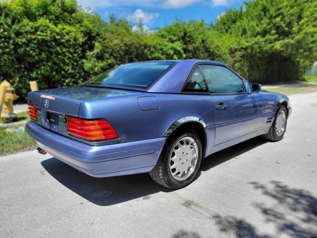 WDBFA63F6VF153821 - 1997 MERCEDES-BENZ SL 320 BLUE photo 4