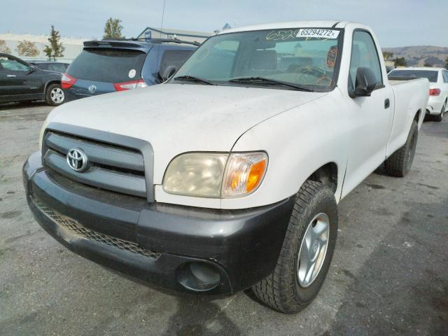 5TBJU32185S446829 - 2005 TOYOTA TUNDRA WHITE photo 2