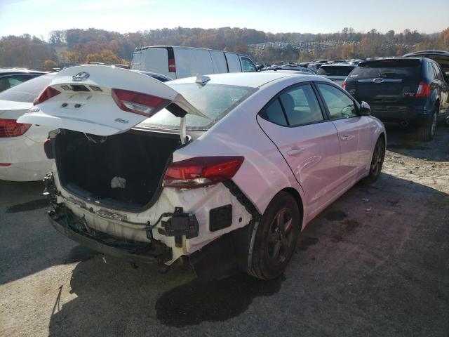 5NPD94LA3HH091752 - 2017 HYUNDAI ELANTRA EC WHITE photo 4