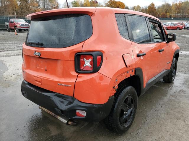 ZACCJBAB6JPJ57983 - 2018 JEEP RENEGADE S Narıncı foto 4