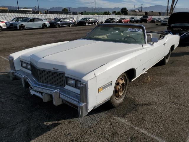 6L67S6Q141332 - 1976 CADILLAC EL DORADO WHITE photo 2