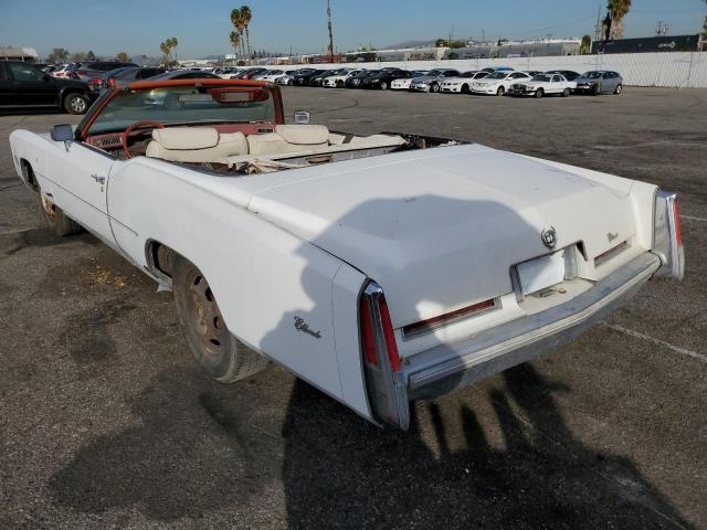 6L67S6Q141332 - 1976 CADILLAC EL DORADO WHITE photo 3