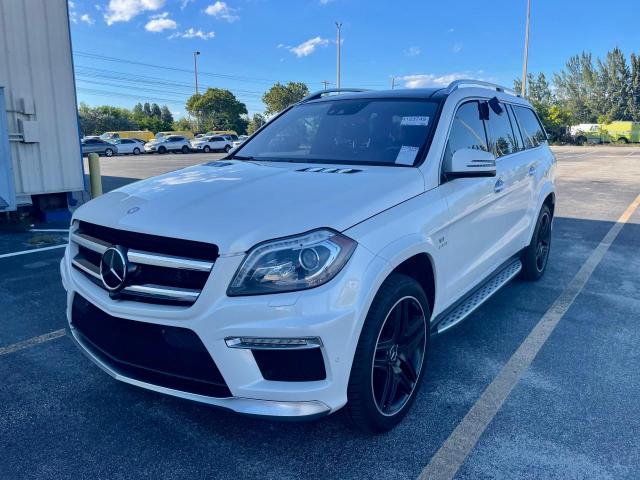 4JGDF7EE6FA450618 - 2015 MERCEDES-BENZ GL 63 AMG WHITE photo 2