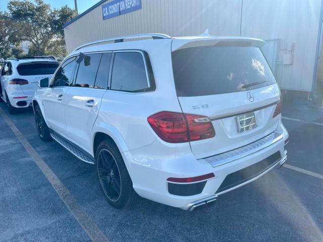 4JGDF7EE6FA450618 - 2015 MERCEDES-BENZ GL 63 AMG WHITE photo 3