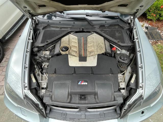 5YMGY0C50ALK25282 - 2010 BMW X5 M GRAY photo 7