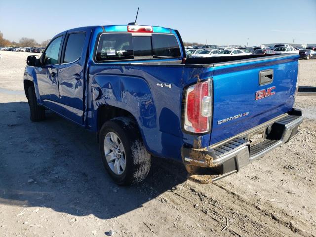 1GTG6CEN8J1302859 - 2018 GMC CANYON SLE BLUE photo 3