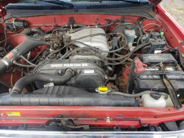 5TEWN72N51Z847241 - 2001 TOYOTA TACOMA XTR RED photo 7