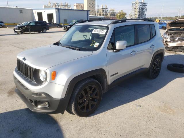 ZACCJABB2HPE70583 - 2017 JEEP RENEGADE L SILVER photo 2