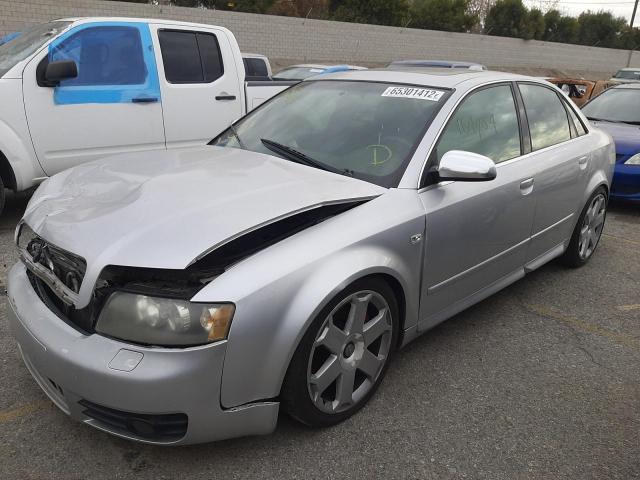 WAUPL68E74A130363 - 2004 AUDI S4 SILVER photo 2