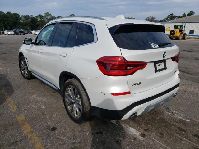 5UXTR7C58KLF28052 - 2019 BMW X3 SDRIVE3 WHITE photo 3